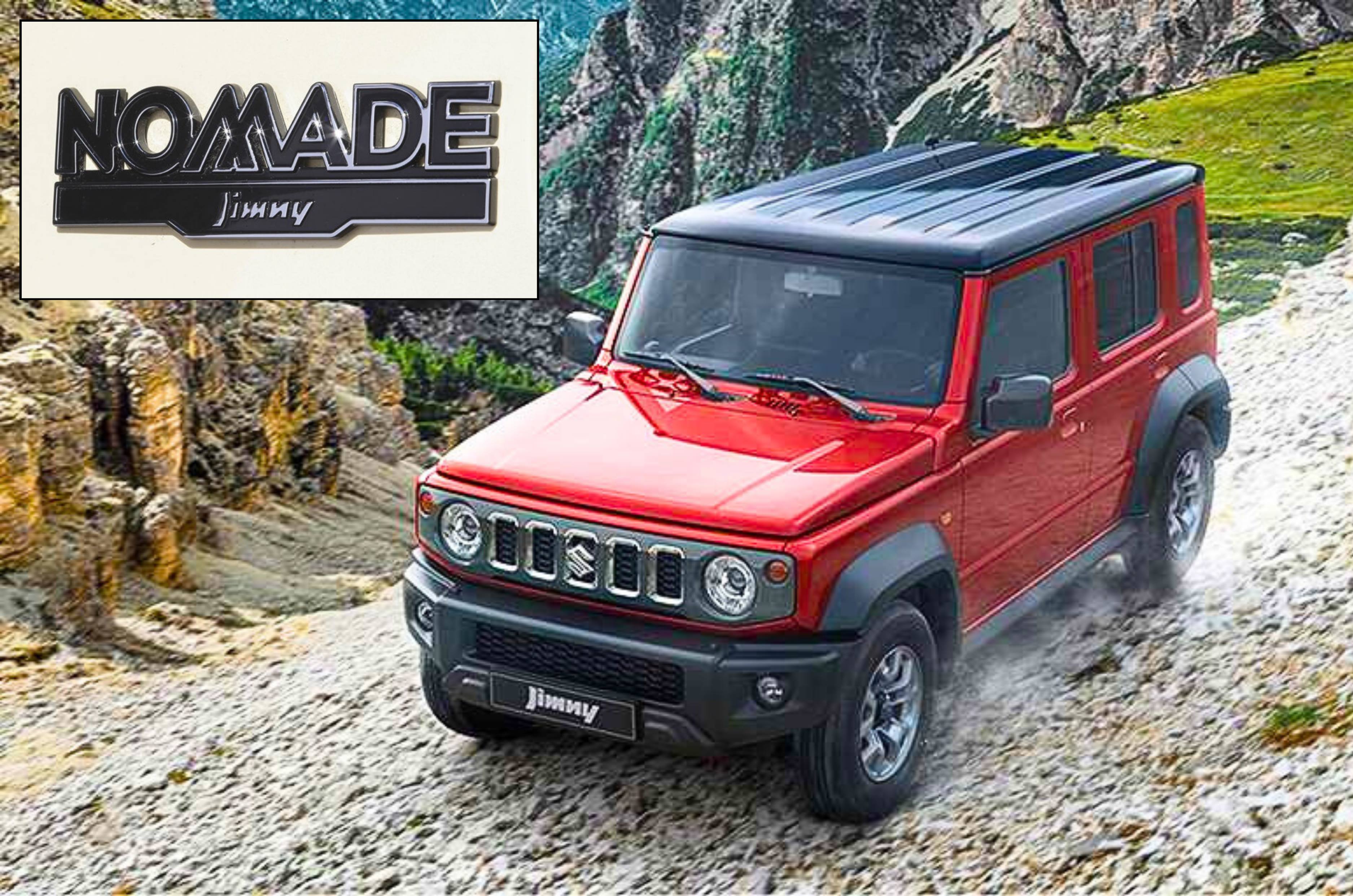 Jimny 5-door will be called Jimny Nomade in Japan. 